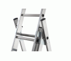 Escalera combinada de 3 tramos con estabilizador curvo HobbyLOT